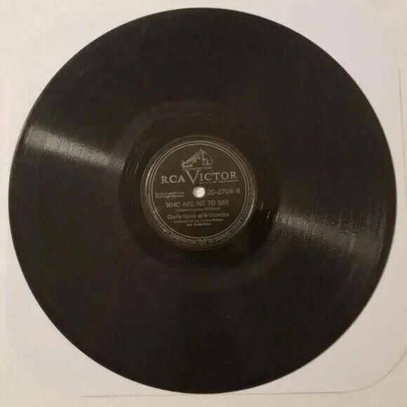 3/$25 Charlie Spivak 78 RPM Who Are We To Say / Now Is The Hour RCA 20-2704 - Picture 1 of 5